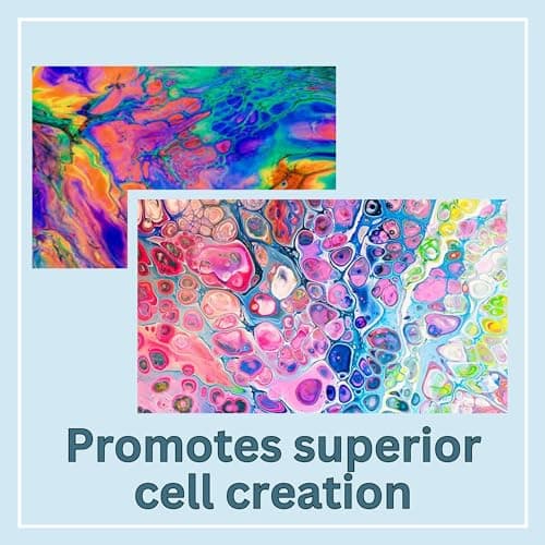 Pure Silicone Pouring Oil for Acrylic Painting - 100% Silicone for Superior Cell Creation - Acrylic Paint Pouring Medium - Made in The USA - Precision Needle Applicator - Image 6