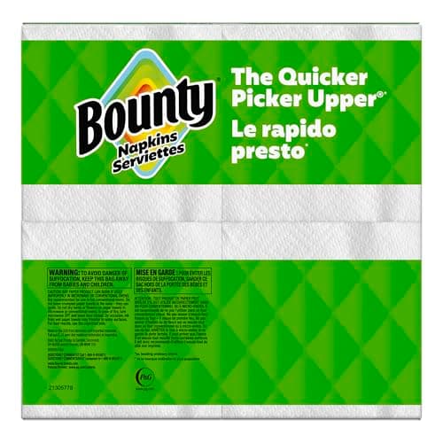 Bounty Paper Napkins, White, 400 Count - Image 11