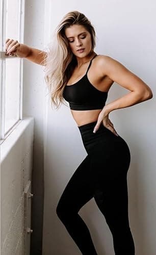 High Waisted Leggings for Women - Soft Athletic Tummy Control Yoga Pants for Cycling Dance Tights - Image 5