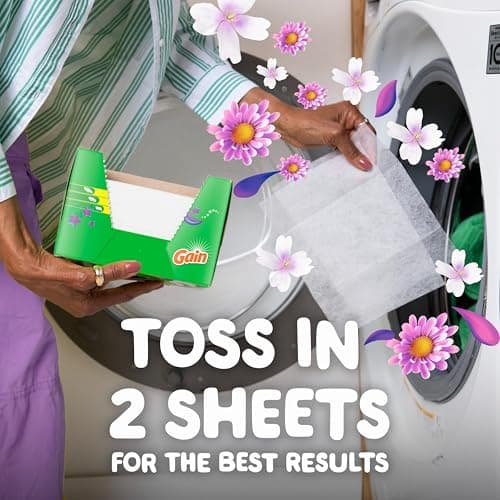 Gain Dryer Sheets, Moonlight Breeze Scent, 120 Count - Image 5