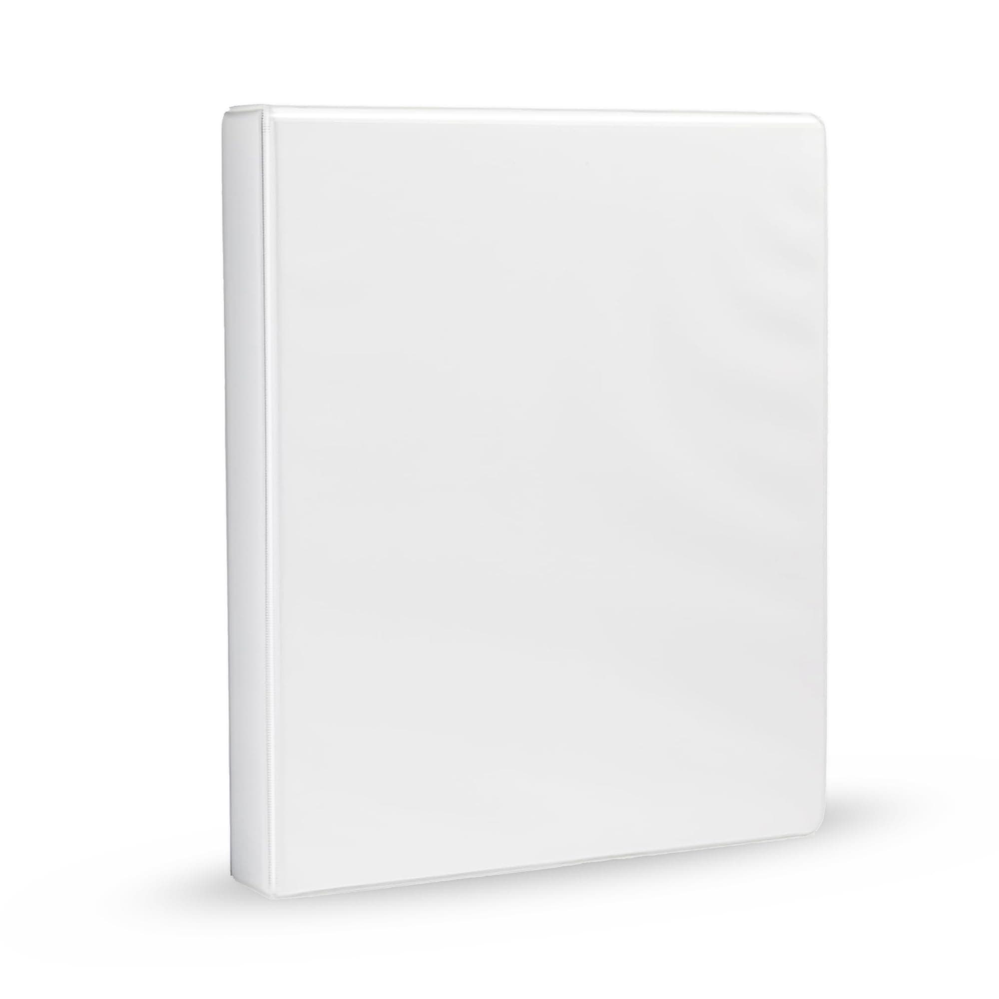 Amazon Basics 3-Ring Binder, 1-Inch - White 1 Pack 1-Pack 1-inch