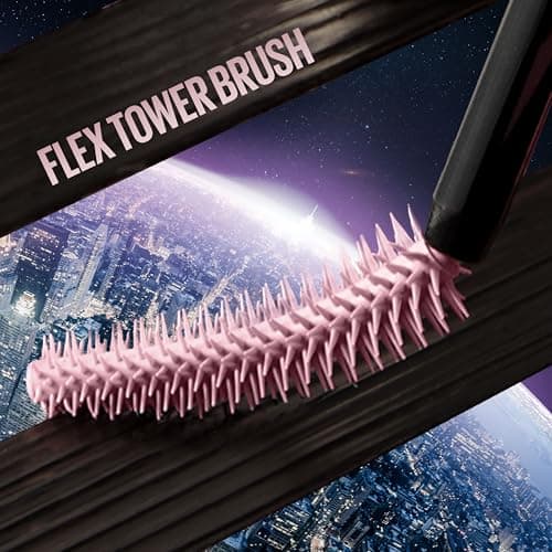 Maybelline Lash Sensational Sky High Washable Mascara Makeup, Volumizing, Lengthening, Defining, Curling, Multiplying, Buildable Formula, Blackest Black, 1 Count - Image 4