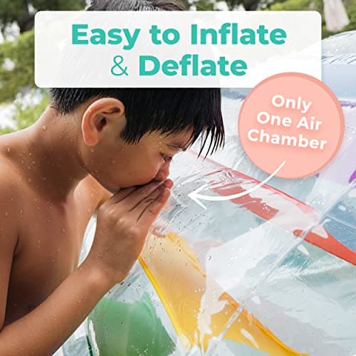Greenco Giant Inflatable Pool Float, 52"x52" Lounger, Inflatable Raft for Pool, Lake, Beach Parties, Swimming Pool Accessories, Lake Floats, Summer Fun Pool Toys for Adults & Kids - PVC Material - Image 5