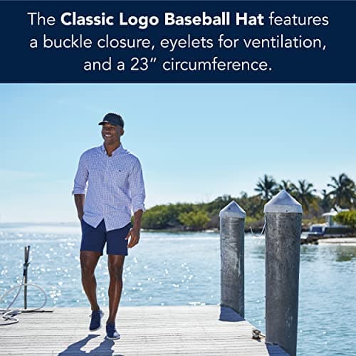 vineyard vines Men's Whale Logo Baseball Hat, White Cap, One Size - Image 5