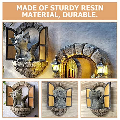 Holibanna 3D Dragon Wall Art Decor Hanging Dinosaurs Sculpture Wall Mounted Room Decor Home Wall Decorations for Kids Bedroom - Image 3
