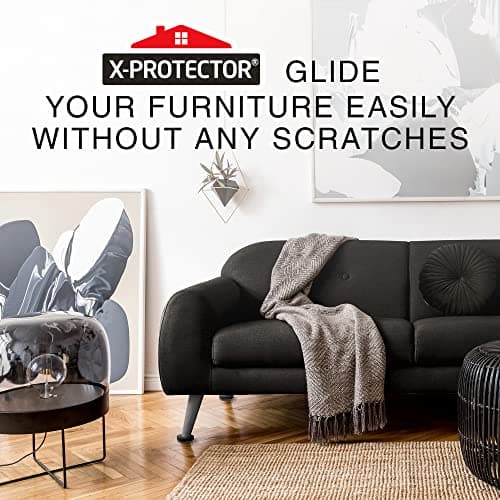 Felt Furniture Sliders for Hardwood Floors X-PROTECTOR 16 PCS 3 ½” - Furniture Slider with Unique Design - Heavy-Duty Furniture Movers for Hard Surfaces - Felt Sliders - Move Your Furniture Easily! - Image 6