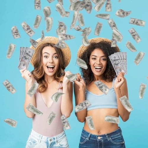 HANSELY Prop Money 1000Pcs Copy Money Movie Money Play Money Number Learning Education Toys for Girls Boys,Videos, Christmas, Birthday Parties, Weddings and Holiday - Image 3