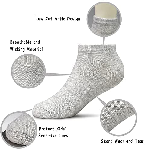 Kids Socks, 25 Pairs Toddler Socks Low Cut for Boys Girls Kids(4-7 Years Old), 25 Pairs Children No Show Ankle Socks Set - Image 2