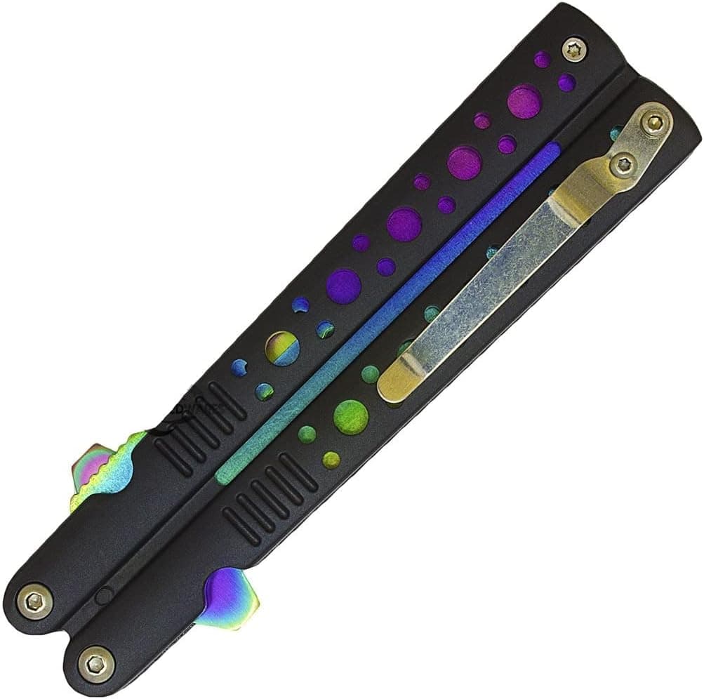 Snake Eye Tactical Spring Assisted Rainbow Blade Folding Aluminum Handle Pocket Eco'Gift LIMITED EDITION Knife - Image 3