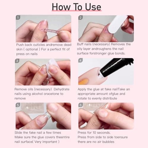 Curvlife Super Strong Nail Glue 15g for Press On Nails - Quick Drying, Semi Solid, Long Lasting, No UV Light Needed - Image 6