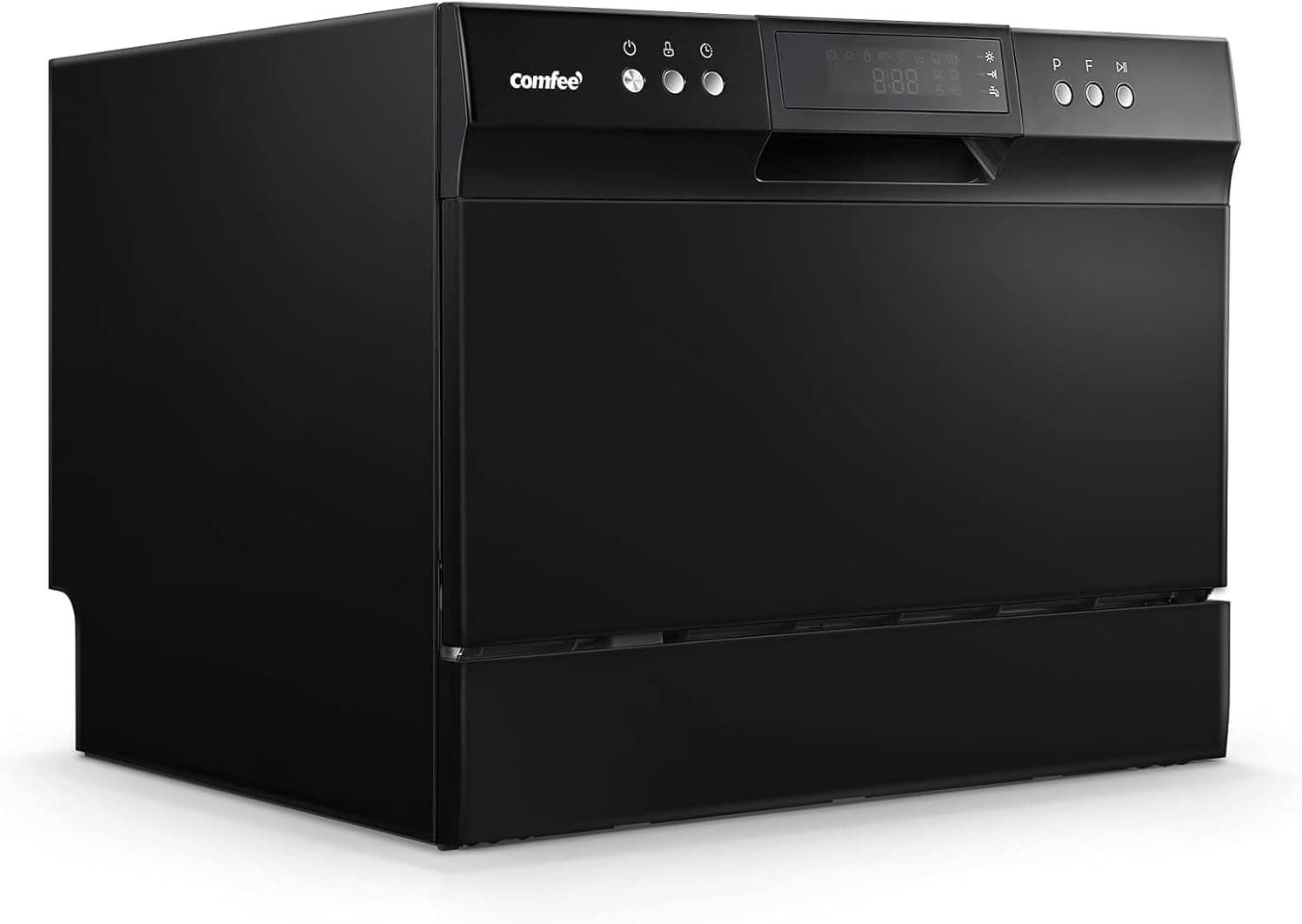 COMFEE’ Countertop Dishwasher, Energy Star Portable Dishwasher, 6 Place Settings & 8 Washing Programs, Speed, Baby-Care, ECO& Glass, Dish Washer for Dorm, RV& Apartment, Black Whole Black - Image 11