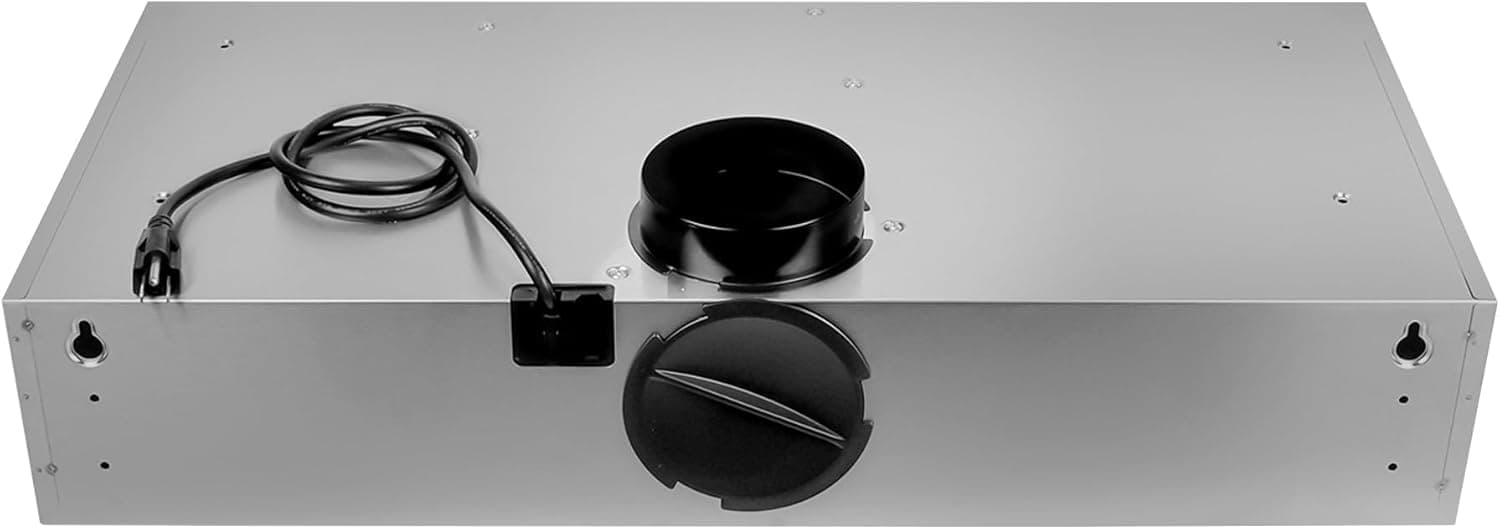 COSMO COS-5MU30 30 in. Delta Collection Ducted Under Cabinet Range Hood, Button Controls, Reusable Filters, LED Lights, Stainless Steel Stainless Steel 30 inch - Image 11