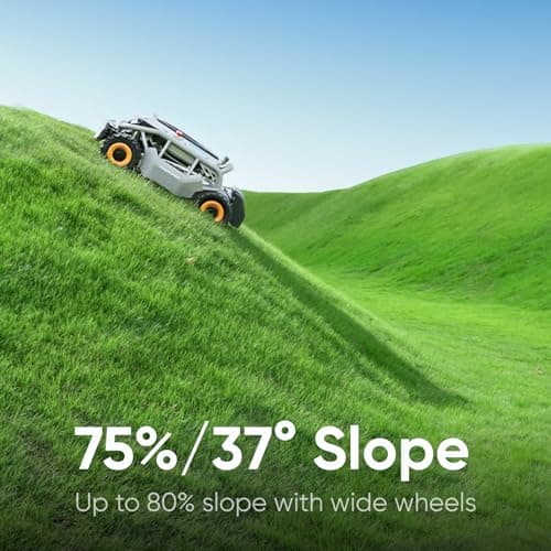 Mowrator Remote Control Lawn Mower S1 4WD 56V18Ah, Multi-Functions RC Lawn Mower with 1.5-4.3 Inch Cutting Height 21 Inch Real Blade for 75% Slope(37°) with Mowing 1.12 Acres - Image 4