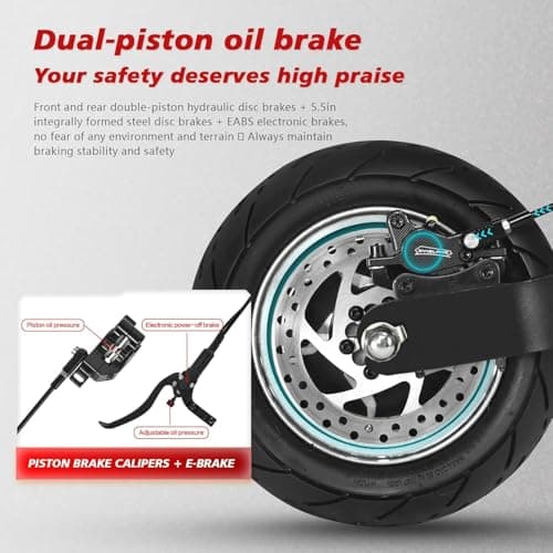 10inch Adult Electric Scooter with Seat,3200W Dual Motor with NFC, Smart 4.8-inch Large Screen Center Control, Top Speed 45 MPH & 62 Miles Range,Shipped from USA - Image 5