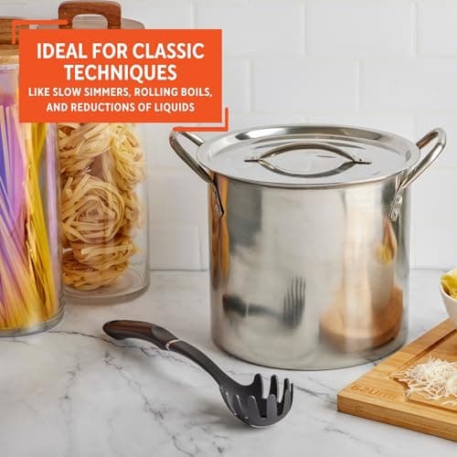 IMUSA 12 Quart Stainless Steel Stock Pot with Lid - Image 6