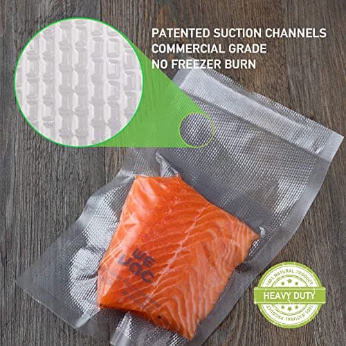 Wevac Vacuum Sealer Bags 11x50 Rolls 2 pack for Food Saver, Seal a Meal, Weston. Commercial Grade, BPA Free, Heavy Duty, Great for vac storage, Meal Prep or Sous Vide - Image 3