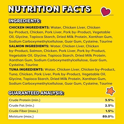 Temptations Creamy Puree Variety Pack of Squeezable Cat Treats, 0.42 oz. Tubes, 24 Count - Image 5