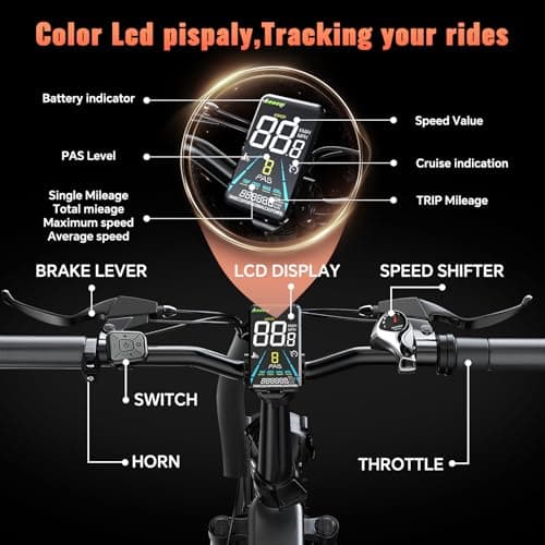SASIKEIBIKE Fat tire Electric Bike 52V 20ah - Image 7