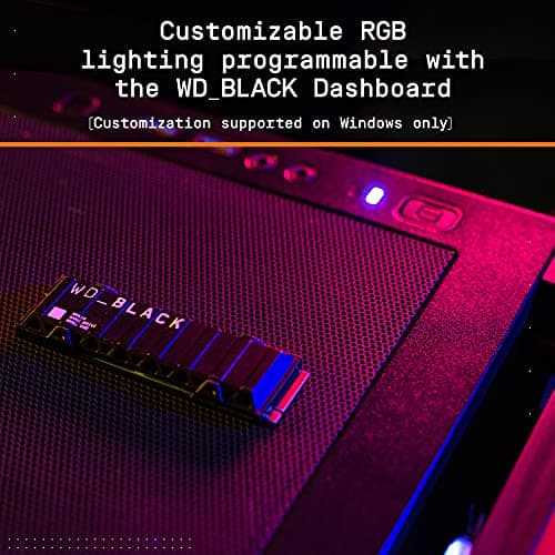 WD_BLACK 1TB SN850 NVMe Internal Gaming SSD Solid State Drive with Heatsink - Works with PlayStation 5, Gen4 PCIe, M.2 2280, Up to 7,000 MB/s - WDS100T1XHE - Image 5