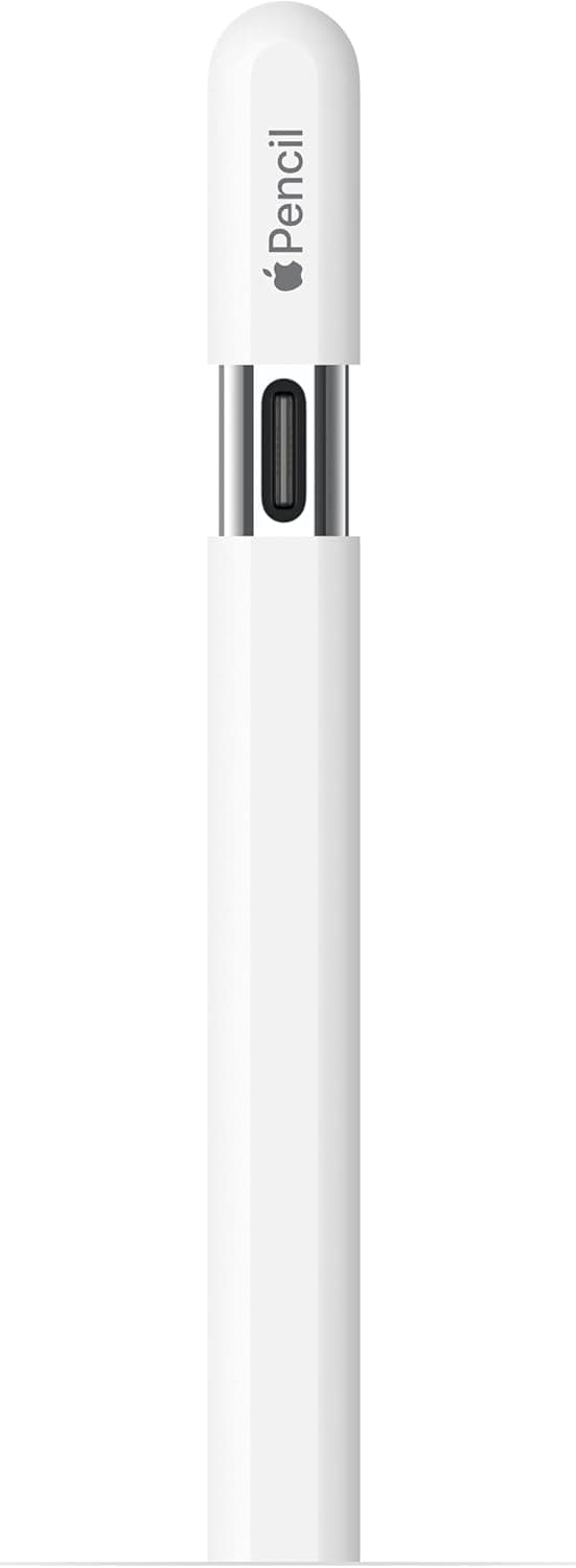 Apple Pencil (USB-C): Se requiere verificación de compatibilidad del dispositivo - Precisión perfecta de píxeles, sensibilidad al ángulo, perfecto para tomar notas, dibujar y firmar documentos. Se carga y empareja con USB-C - Image 3
