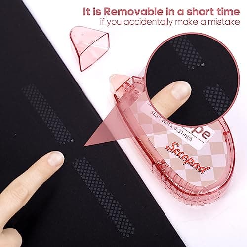 Scrapbook Tape, 4 Pack Double Sided Tape Roller for Crafts, Adhesive Glue Runner Scrapbooking Supplies Journaling School Office Teacher Supplies for Kids and Adults, 0.3IN x 26FT - Image 6