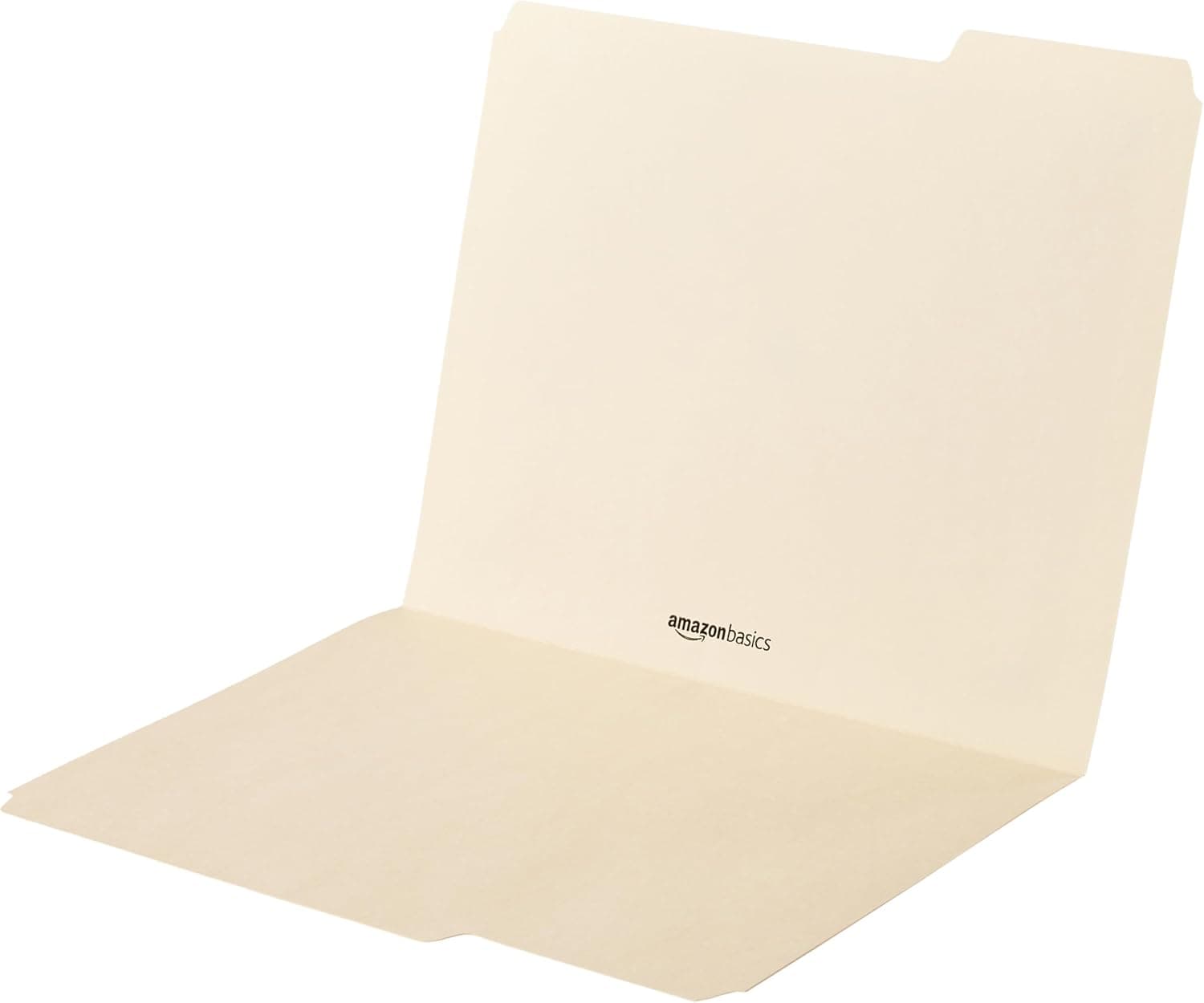 Amazon Basics File Folders with Tabs for Filing, 1/3-Cut Tab, Assorted Positions, 8.5x11 inches, Letter Size, Manila, Pack of 100 Manila Letter - Image 5