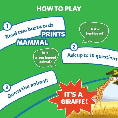 Skillmatics Guess in 10 Animal Planet, Card Game, Perfect for Boys, Girls, Kids, Teens, Adults Who Love Animals, Trivia Games, Travel Games, Gifts for Ages 6, 7, 8, 9, 10, and Up - Image 3