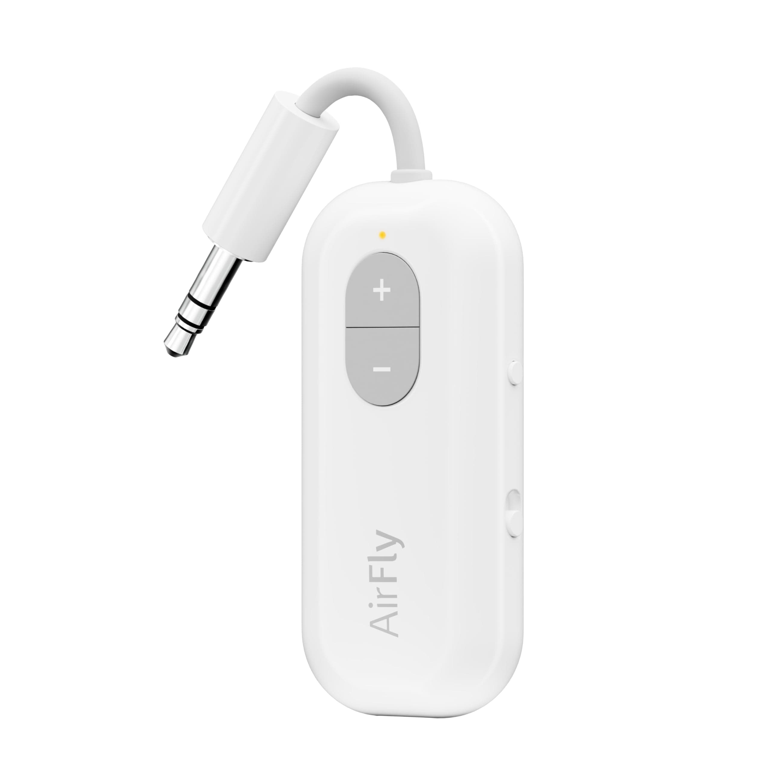 Twelve South AirFly SE | Bluetooth Wireless Audio Transmitter Adapter for AirPods/Headphones, 20+ Hr Battery, Works with 3.5mm aux Jacks on Airplanes, TVs, Gym Equipment, and Travel AirFly SE White