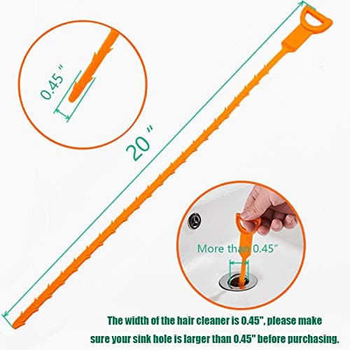 ARCTIC EAGLE Drain Snake Hair Drain Clog Remover - 3 Pack Shower Snake Sink Unclogger Tool with Exquisite Packaging - Image 5