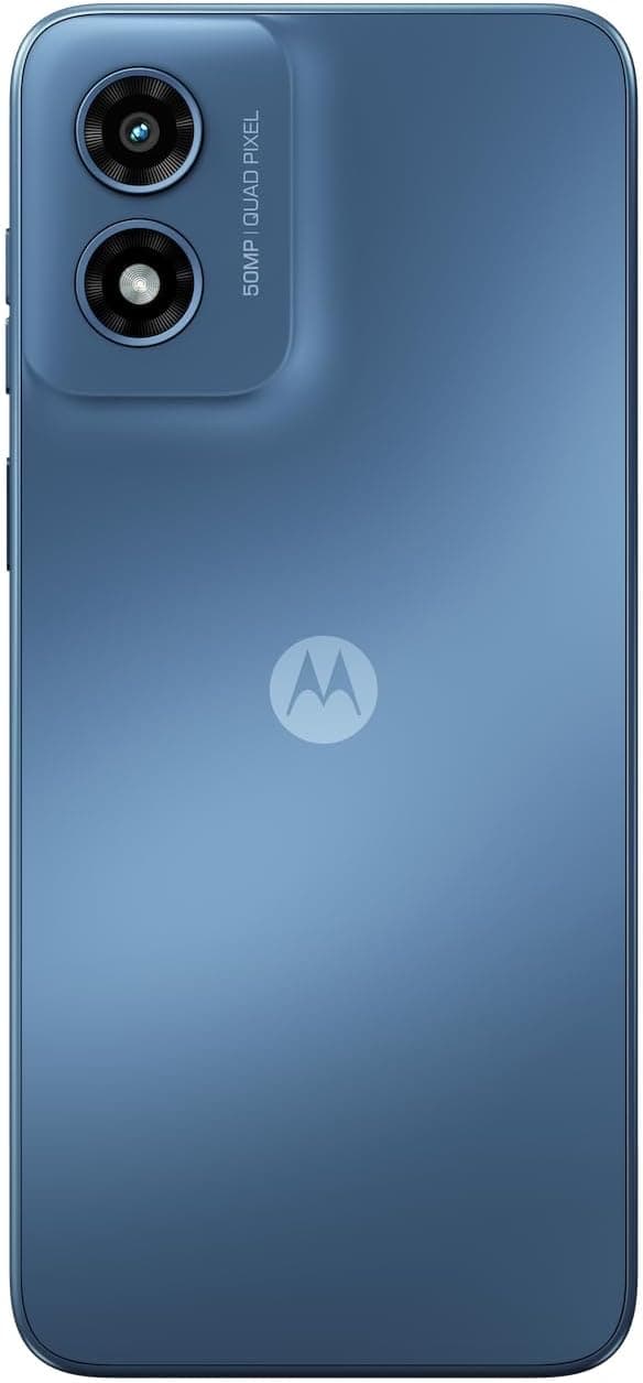 Motorola Moto G Play | 2024 | Unlocked | Made for US 4/64GB | 50MP Camera | Sapphire Blue - Image 4