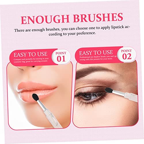 Ipetboom 12pcs Silicone Facial Brush Bulk Makeup Brushes for Eyeshadow Non-stick Applicator Sponge - Image 4