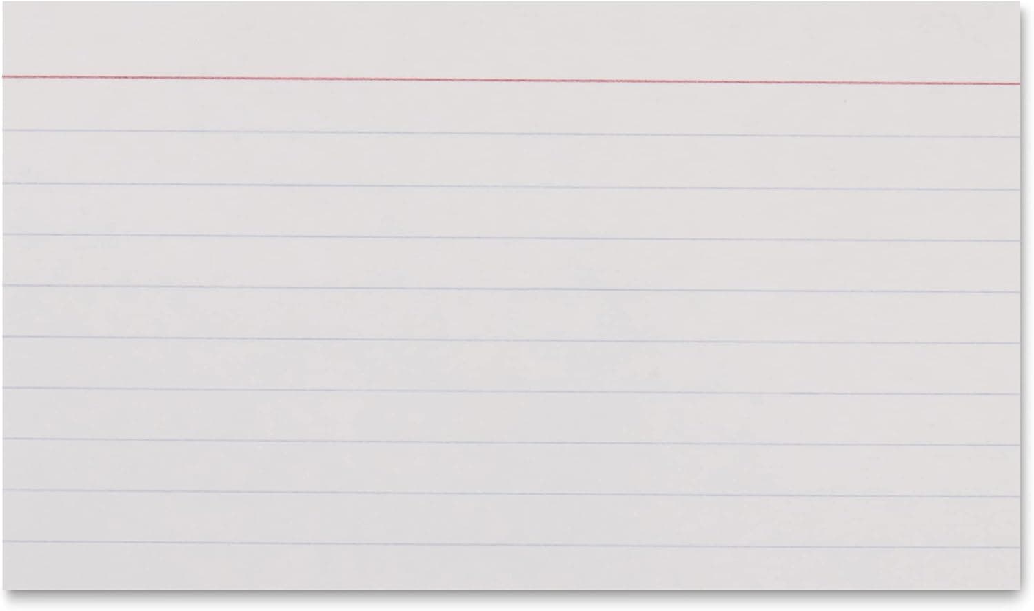 Tarjetas de Nota con Rayas Amazon Basics, Peso Pesado, Blancas, 3 x 5 Pulgadas, 300 Contenido, Paquete de 100 de 3 Blancas 100 Contenido (Paquete de 3) - Image 3