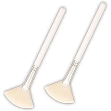 Amazon.com: Natural Fluffy White Goat Hair Soft Fan Brush For Skincare And Esthetician (Small) : Beauty & Personal Care - Image 3