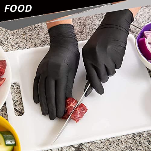 PROMEDIX P Nitrile Gloves, 4mil-100 Count, Gloves Disposable Latex Free, Disposable Gloves for Cooking,Household,Food safe - Image 4
