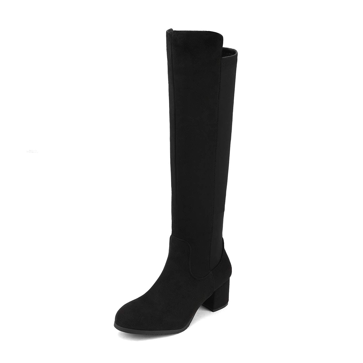 DREAM PAIRS Women's Knee High Stretchy Fashion Boots 8 Black