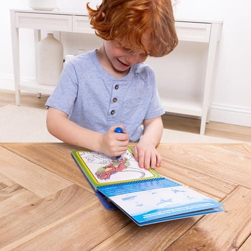 Melissa & Doug On The Go Water Wow! Mess Free Coloring Book, Reusable Water-Reveal Activity Pad, Dinosaurs, Travel Toys, Party Favors, for Toddlers & Kids Ages 3+ - Image 5