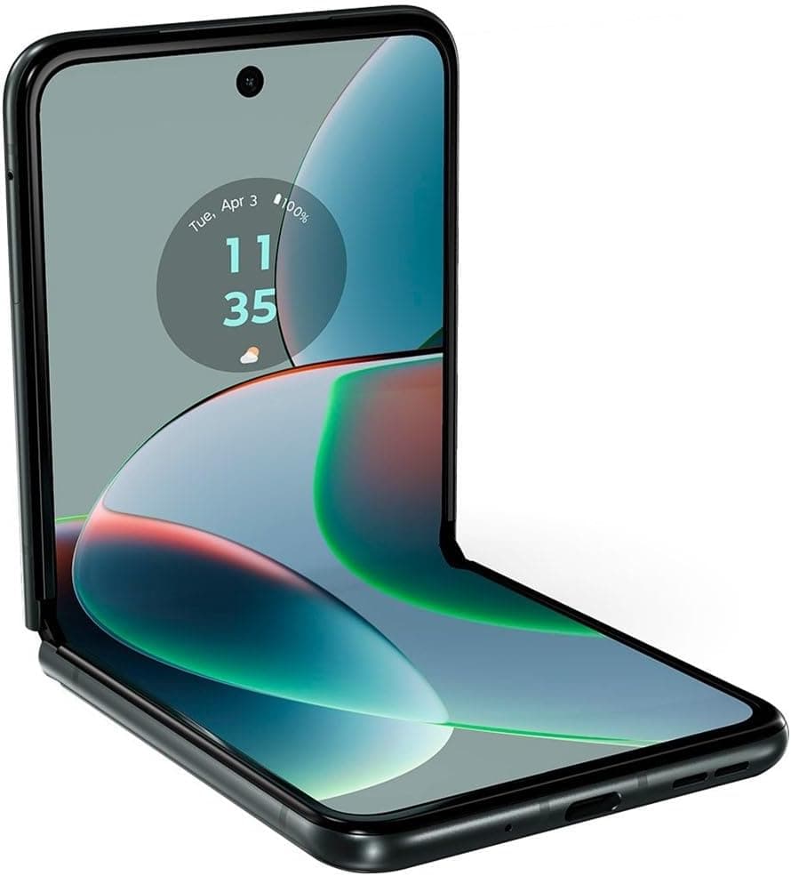 Motorola Moto Razr 40 5G 2023 (128GB, 8GB) 6.9" Foldable AMOLED, Snapdragon 7 Gen 1, Android 13 (T-Mobile Unlocked for Verizon, Metro, Boost, Global 4G) XT2323 (Sage Green) (Renewed) - Image 4
