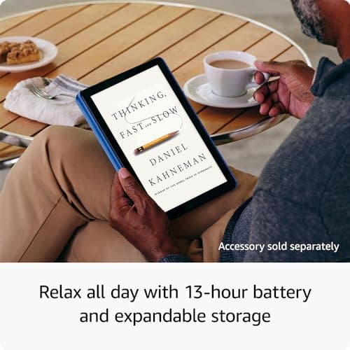 Amazon Fire HD 10 tablet (newest model) built for relaxation, 10.1" vibrant Full HD screen, octa-core processor, 3 GB RAM, 64 GB, Black - Image 4