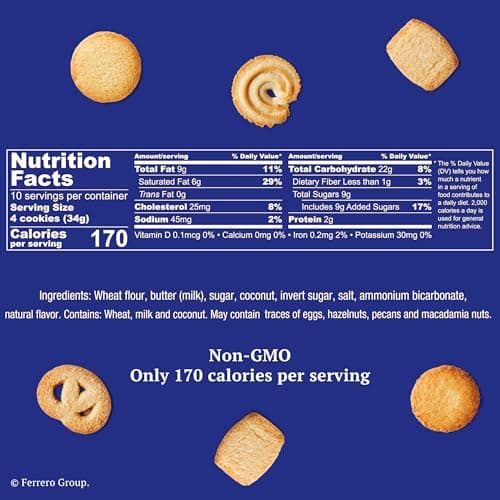 Royal Dansk Danish Cookie Selection, No Preservatives or Coloring Added, 12 Oz. (Pack of 1) - Image 8