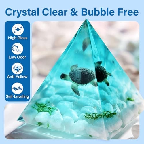LET'S RESIN Epoxy Resin Kits and Molds Complete Set, 16oz Resin Art Kit with Silicone Molds, Pigment, Dried Flowers, Crafts for Adults, Beginners, Art Supplies for DIY Lovers, DIY Gift for Women - Image 2