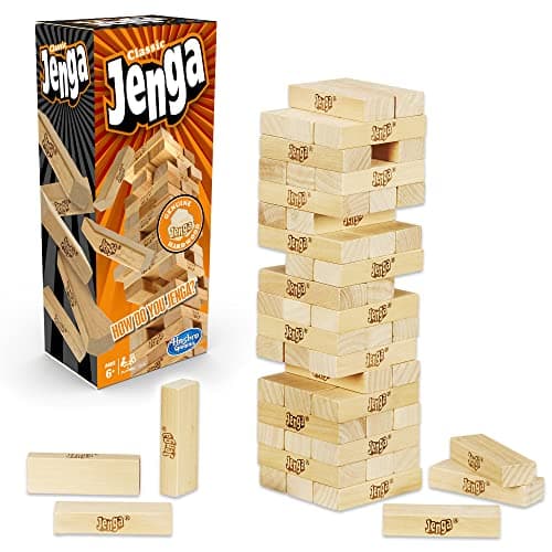 Jenga Game | The Original Wood Block Game with Genuine Hardwood Blocks | Stacking Tower Game | Ages 6+ | 1 or More Players | Party Games for Kids | Family Games - Image 11