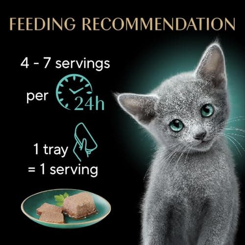 Sheba Perfect Portions Kitten Wet Cat Food Pate Chicken Entree, Salmon Entree, and Turkey Entree, 2.6 oz. Twin-Pack Trays (24 Count, 48 Servings) - Image 8