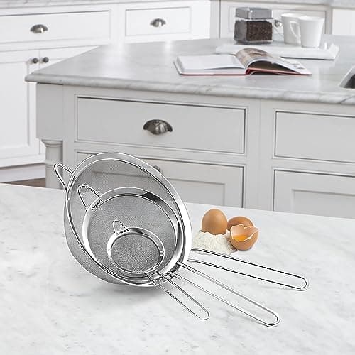 Cuisinart Mesh Strainers, 3 Count (Pack of 1) Set, CTG-00-3MS Silver - Image 8