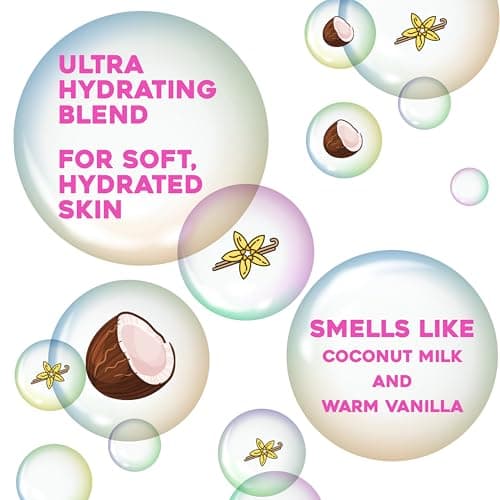 OGX Extra Creamy + Coconut Miracle Oil Ultra Moisture Body Wash, 19.5 Fl Oz - Image 3
