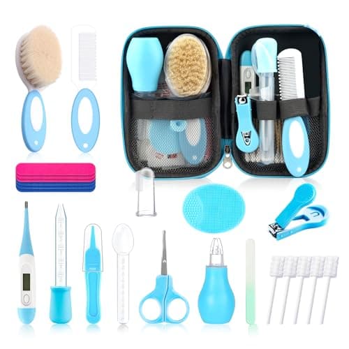 Baby Healthcare and Grooming Kit for Newborn Kids, 24PCS Upgraded Safety Baby Care Kit, Newborn Nursery Health Care Set, Baby Care Products - Image 8