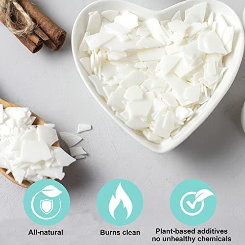 Soy Wax Candle Making Kit Supplies With Wax Melter, Natural Candle Wax For Candle Making, DIY Art&Crafts Kit for Adults,Beginner, Including 2lbs Soy Wax Flakes, Electric Stove,Candle Wick,Melting Pot - Image 3