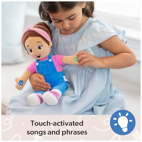 Ms. Rachel Speak & Sing Doll 16” Tall Interactive Toy with 4 Songs & 16+ Phrases, Toddler Toys for Girls & Boys Ages 6 Months to 3+ Years - Image 4
