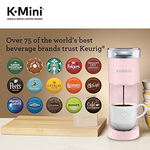 Keurig K-Mini Single Serve K-Cup Pod Coffee Maker, 6 to 12oz Brew size, with Cord Storage, Perfect for Small Spaces, Dusty Rose - Image 9