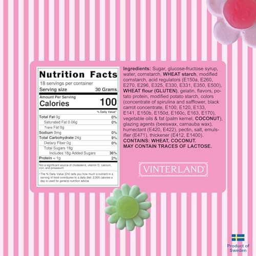 VINTERLAND - Swedish Candy Mix (1.2 Pounds) - Big Ovals & Big Swedish Candy Skulls - Raspberry Shots, Strawberry Dreams, and more - Image 2