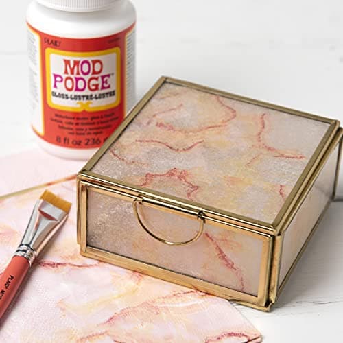Mod Podge Gloss Sealer, Glue & Finish: All-in-One Craft Solution- Quick Dry, Easy Clean, for Wood, Paper, Fabric & More. Non-Toxic - Craft with Confidence, Made in USA, 16 oz., Pack of 1 - Image 7